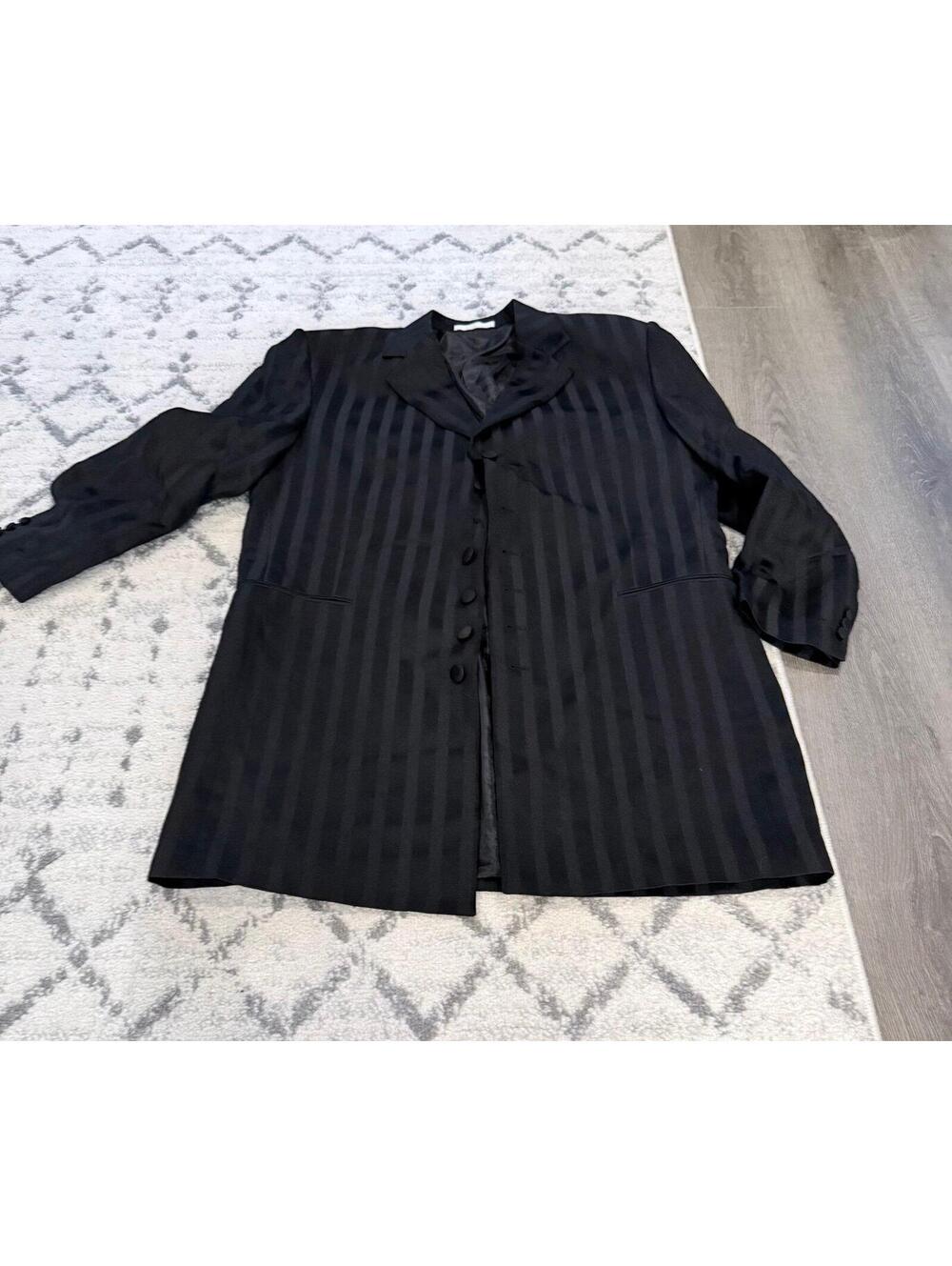 Alberto Celini Le Collezione Black Stripe Blazer Jacket